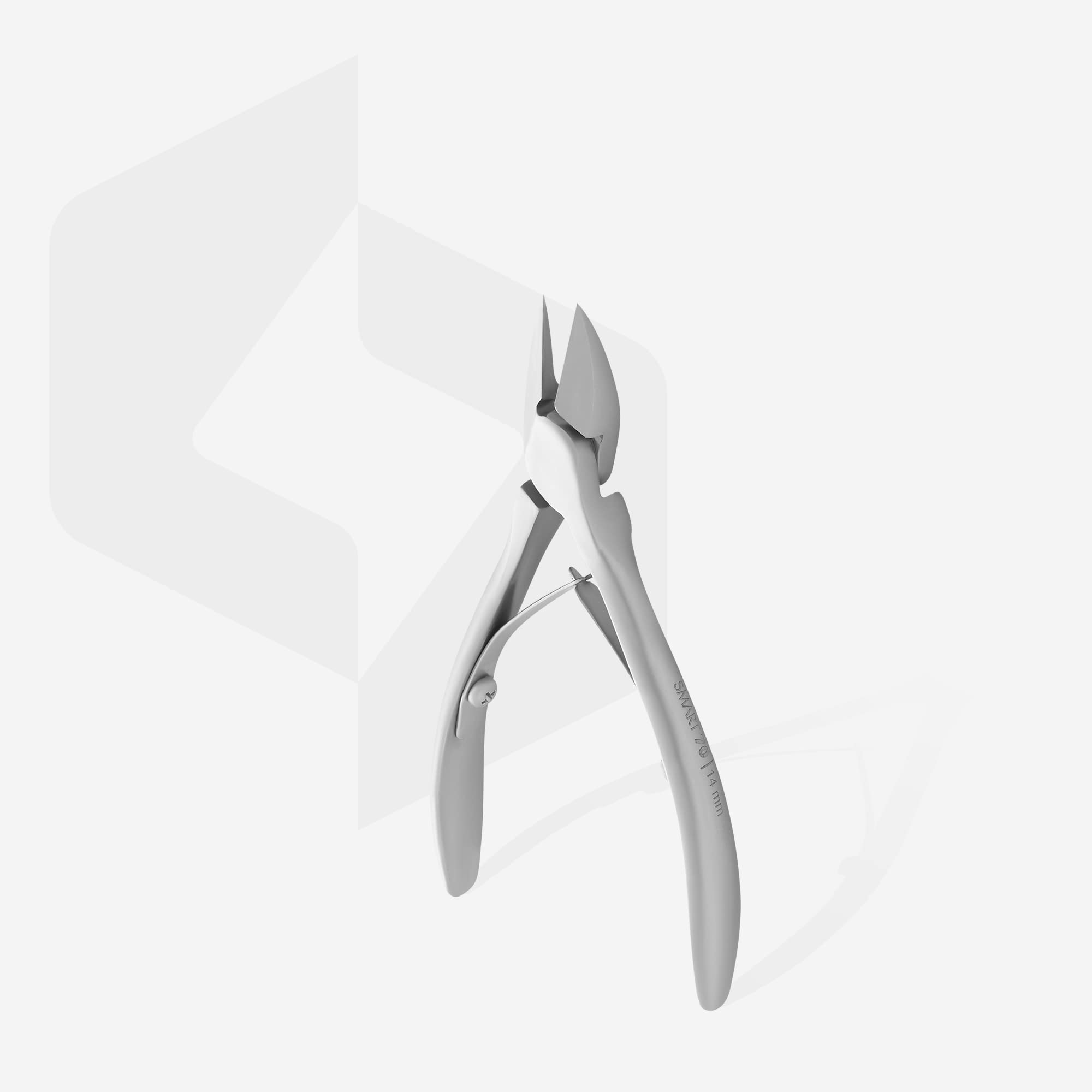 STALEKS PRO for Natury Nails Pince à ongles professionnelle Ciseaux 14mm Manucure et pédicure Acier inoxydable Smart 70-14