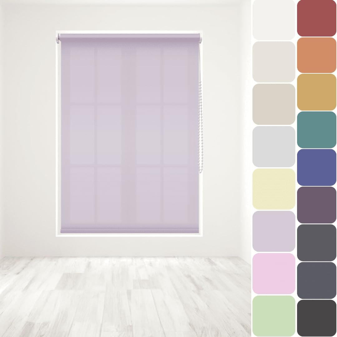 Caecus Blinds Straight Edge Roller Blind Lavender 240Cm from B&Q