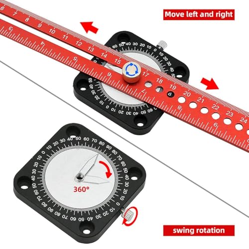 Règle de traçage rotative 30 cm pour simplifier vos dessins d'architecture - 5