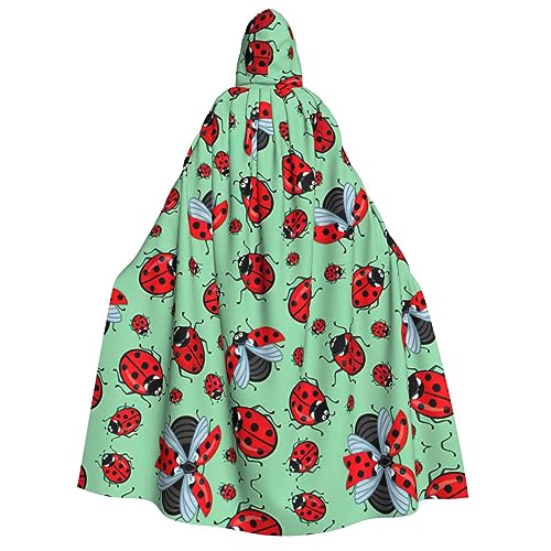 Cape de luxe pour adulte avec imprimé coccinelles EdWal durable
