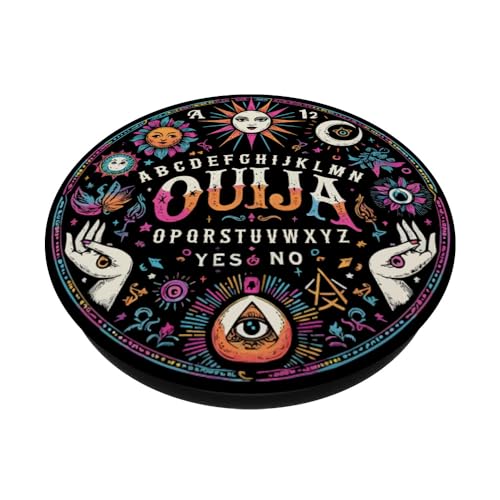 Ouija Board Paranormal Spirit Board Occult Halloween PopSockets Adhesive PopGrip