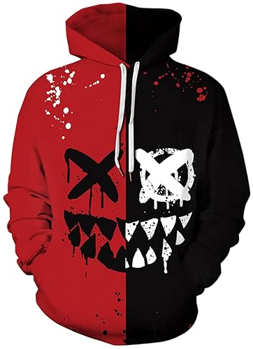 Chaos World Men's Novelty Hoodie Long Sleeves 3D Funny Graphic