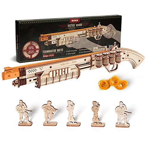 ROKR 3D Wooden Shotgun Kit