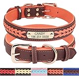 Accesorios de alta calidad: la hebilla de metal de cantidad no se rompe ni se congela como las hebillas de plástico. El anillo en D resistente se puede fijar una correa de perro y etiquetas de identificación para mantener a tu perro junto a ti más fácil en control. Diseño simple pero elegante, atemporal y apto para todas las estaciones.