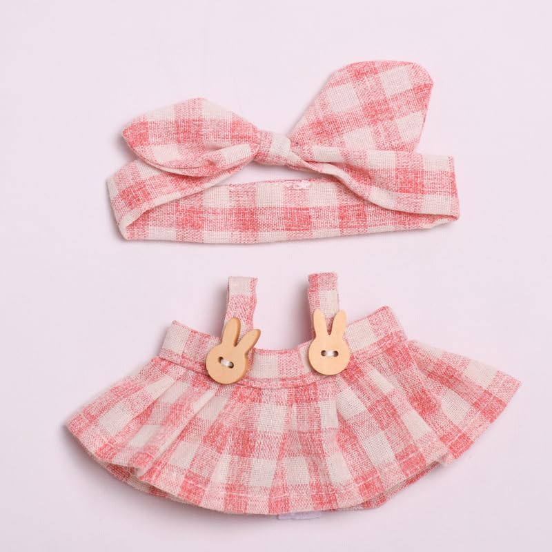 Set Di 5 Vestiti Per Bambole Rosa – Abiti Di Ricambio Per Bambole Da 17 Cm, Guardaroba Fashion Per Piccole Stiliste - 5