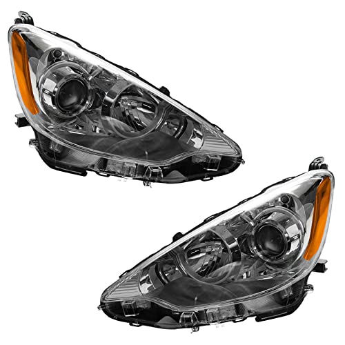 Image of TRQ Headlight Assembly Set TO2502214 TO2503214