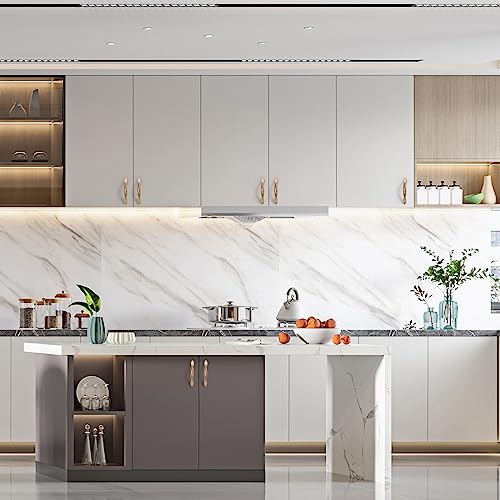Image of Asidrama 10 Pack 3 Inch(76mm) Champagne Bronze Kitchen Cabinet Handles, Cabinet Pulls Kitchen Cabinet Hardware for Cupboard Drawer Pulls