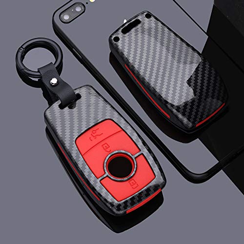 ANRILY Mercedes Benz スマート キー ケース キーカバー キー保護 キーホルダー メルセデス ベンツ W213 E-Class E200 E300 E350 専用 高級 スタイリッシュ 汚れ 滑り 傷 防止 オシャレ リモコン 車 鍵