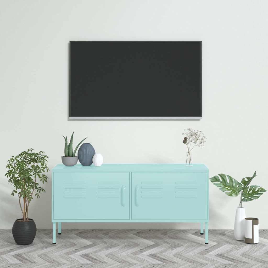 Générique Meble TV Mint Green 105x35x50 cm Stal