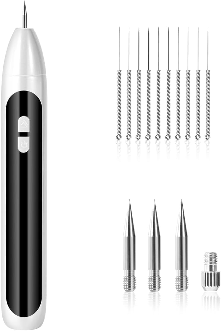 Dual-TROL Skin Tag Removal Kit, Best Remover Product for Skin Tags and Warts, Portable and Rechargeable Tools to Use at Home-M