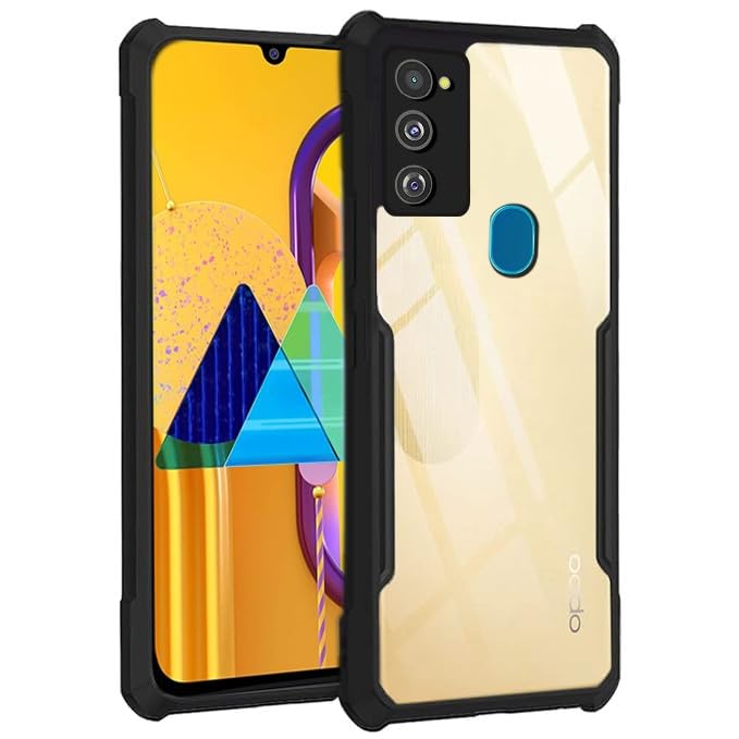 amazon basics Hybrid Camera Protection Transparent Hard Back Case Cover for Samsung Galaxy M30S (Sides Black) (B0CVL5XZXS) Amazon Price History, Amazon Price Tracker