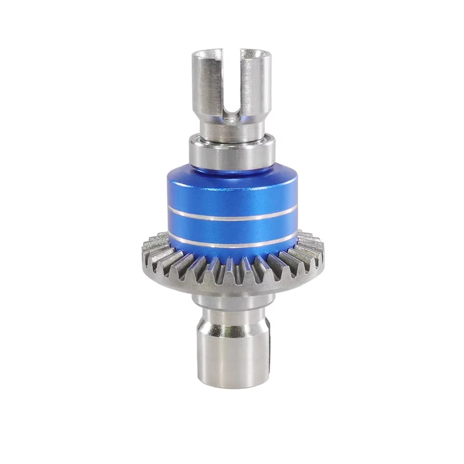 RC Car Accessories for MJX for Hyper Go 1/16 16207 H16BM-PL 1/14 14210 H14BM 14301-02-03 Upgraded Metal Front and Rear Differential Gear RC Cars Parts(Blue)