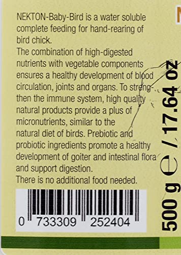 Nekton-Baby-Bird Handfeeding Formula For Birds 500G (17.6Oz) #TOP3
