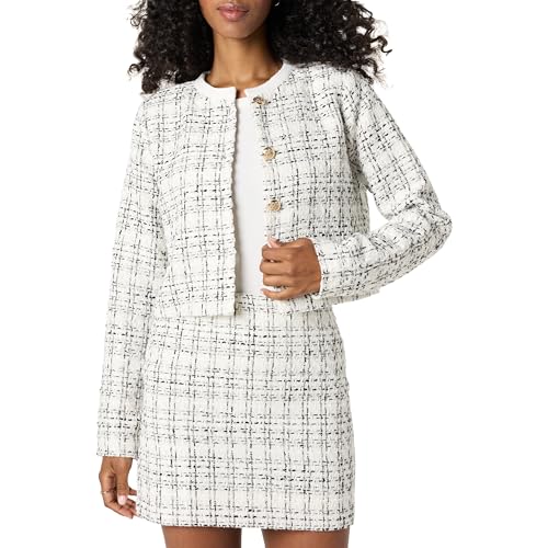 The Drop Women's Aida Cropped Boucle Jacket