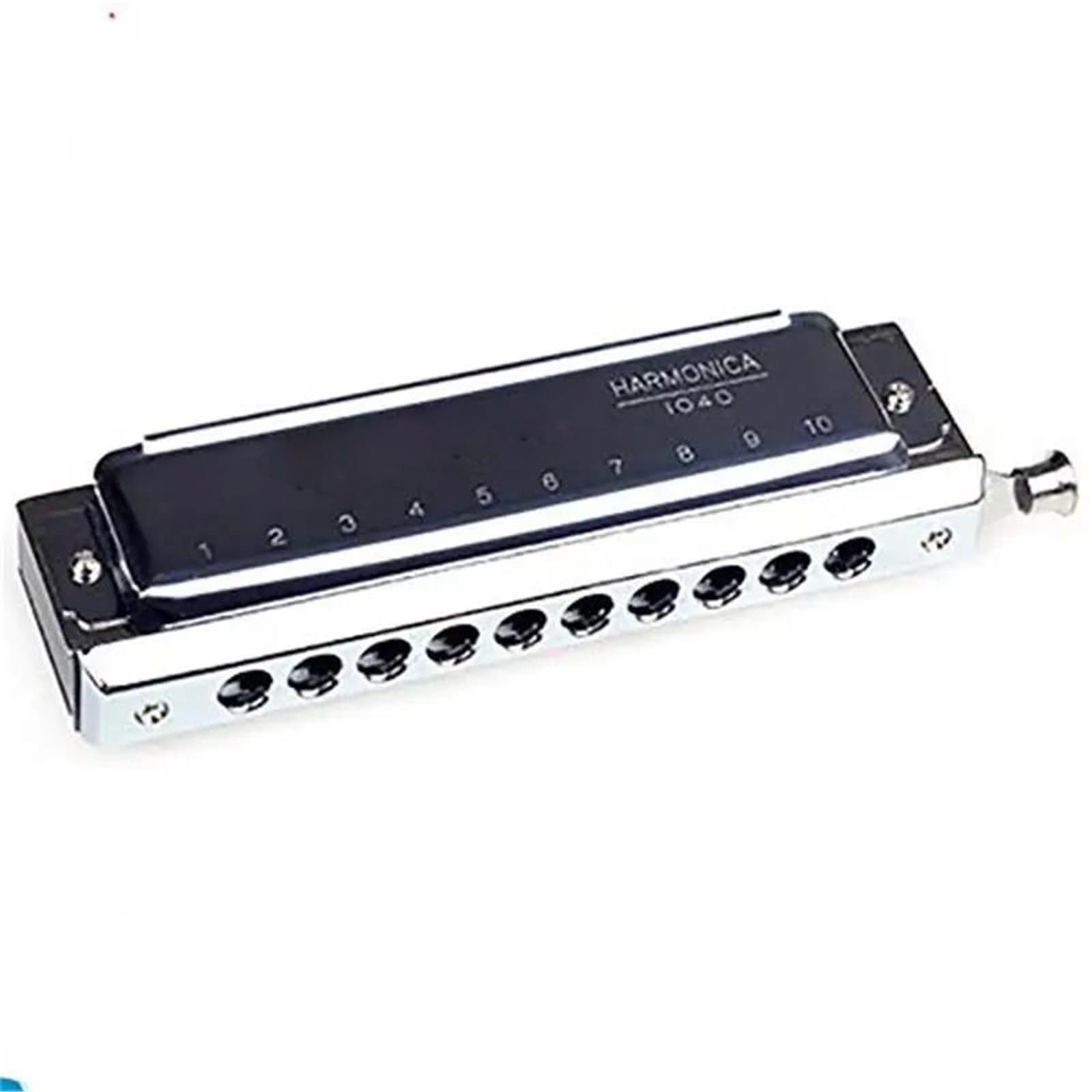 Harmonijka Harmonijka Chromatyczna C Klucz Wymienny 10 Otworów 40 Tonów | Harmonijka chromatyczna Klawisz C Zmienne dźwięki Instrument muzyczny 10 otworów 40 tonów dla początkujących dorosłych