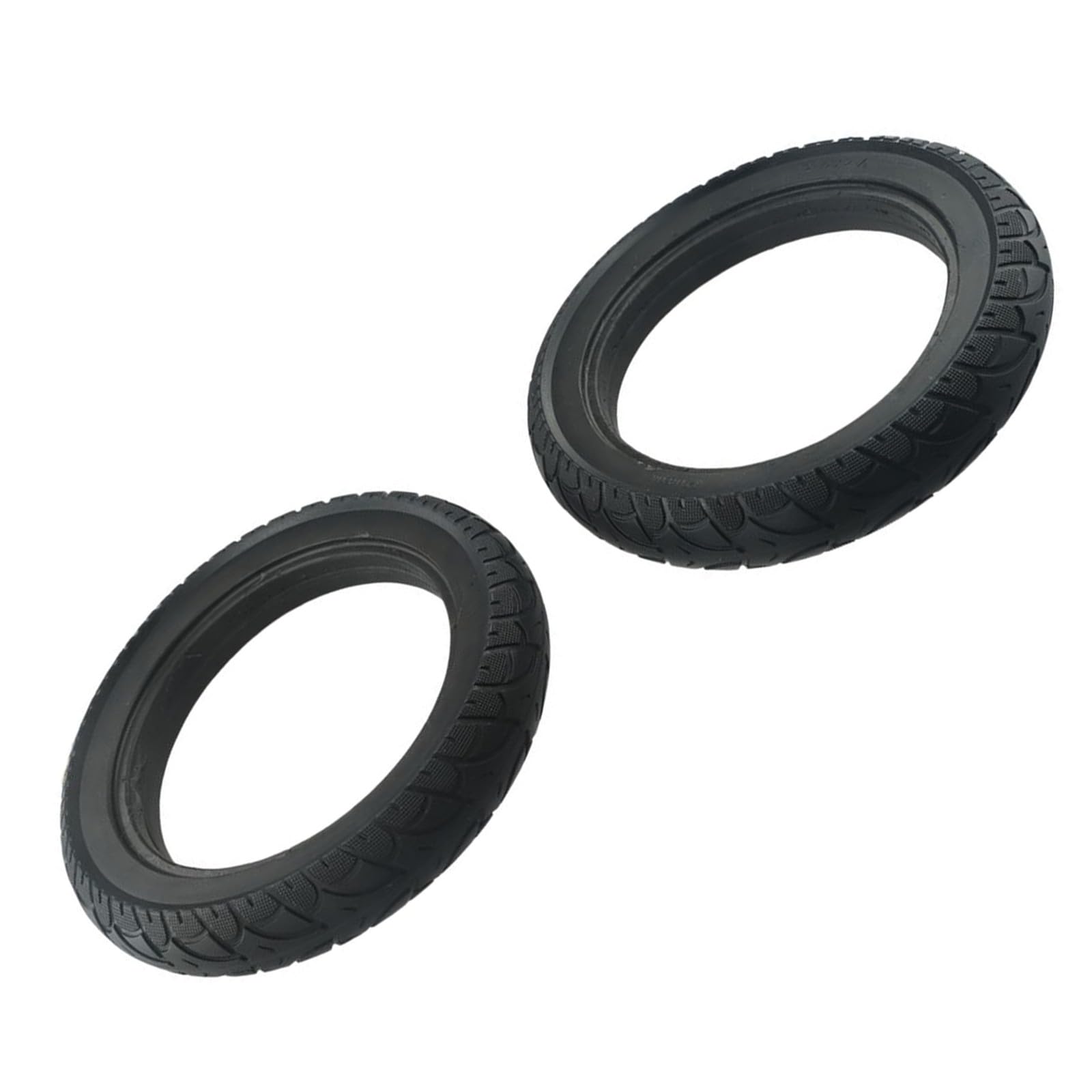 Pneumatici in gomma piena, 12 1/2 x 2 1/4 (57-203), ricambio per bici elettriche e scooter elettrici, pneumatici di ricambio antiforatura in gomma, nero