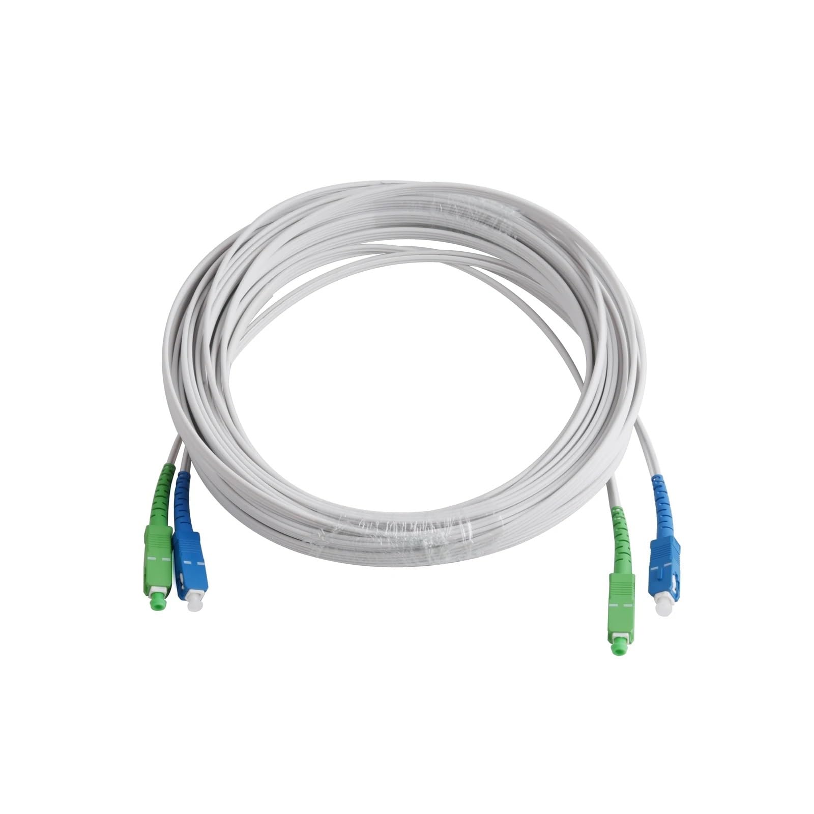 Fil d'extension optique SC UPC + à UPC +, fil de cuir intérieur monomode à 2 cœurs, câble à Fiber optique de 100M/120M/150M/200M/300M(200M)