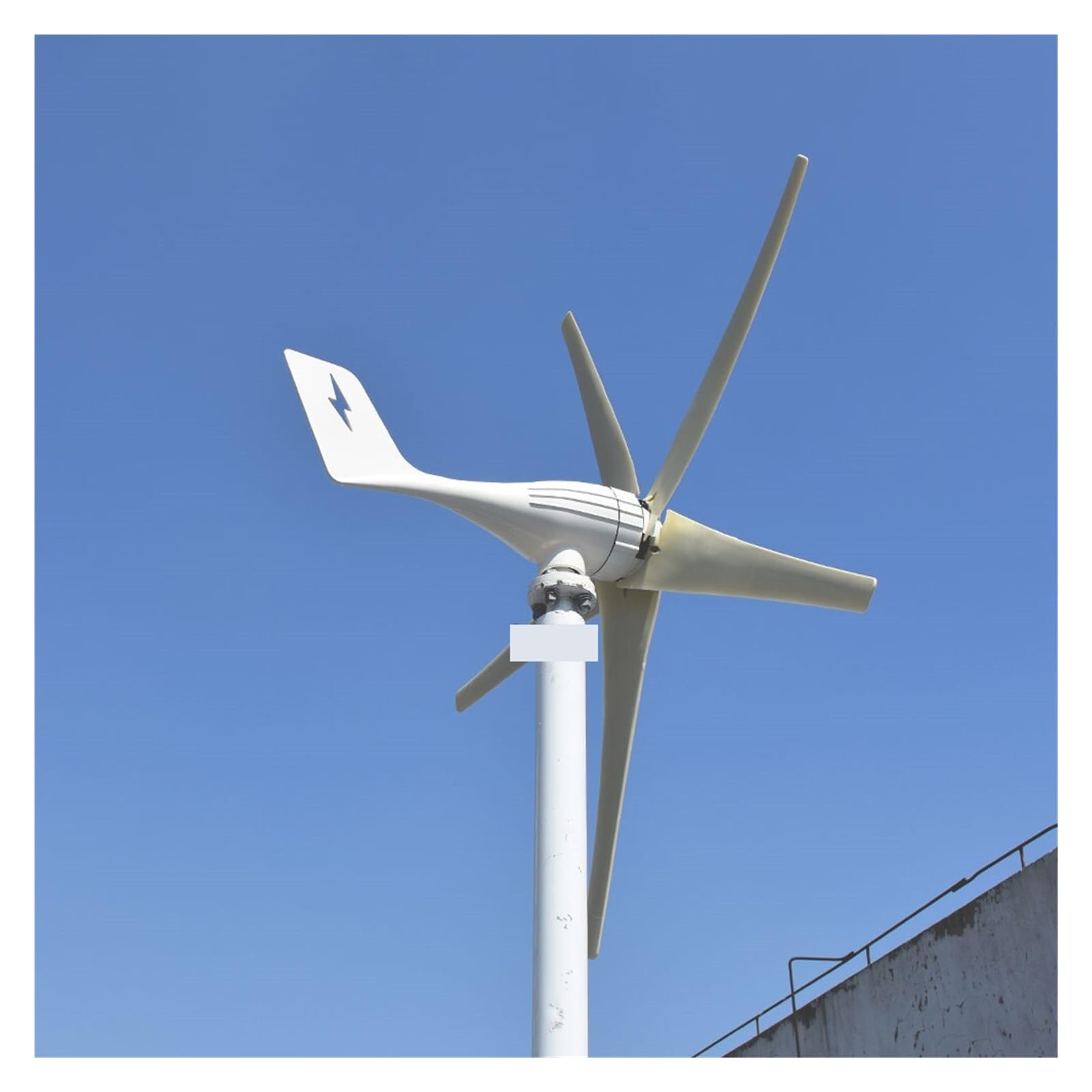 Turbine éolienne 6000W 12v 24v 48v, générateur éolien à horizontal avec contrôleur MPPT, usage domestique, 3kw, 5000W, faible vitesse du vent(Wind turbine only,48V,5000W)