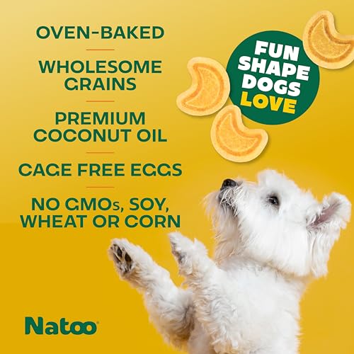 Natoo Dog Biscuits for Small Dogs  Puppies Crunchy Dog Treats Sweet Potato  Pumpkin Healthy Natural Dog Biscuits Rich in Omega 6 Prebiotics  Fibers Antioxidants for Immunity 8 Oz  Cucciolini Doodles Natoo dog biscuits for small dogs  puppies crunchy dog treats sweet potato  pumpkin healthy natural dog biscuits rich in omega 6 prebiotics  fibers antioxidants for immunity 8 oz   cucciolini doodles