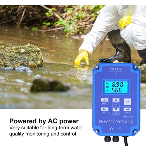 Garosa PH-803W controller connected to power in an environment
