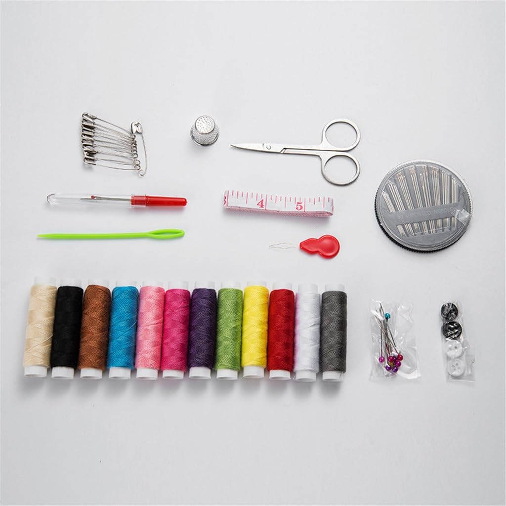 Juego de Costura Herramientas para el hogar Kit de Costura Caja de Costura Herramientas de Costura Mini Juego Combinado Kit de Costura de 75 Piezas
