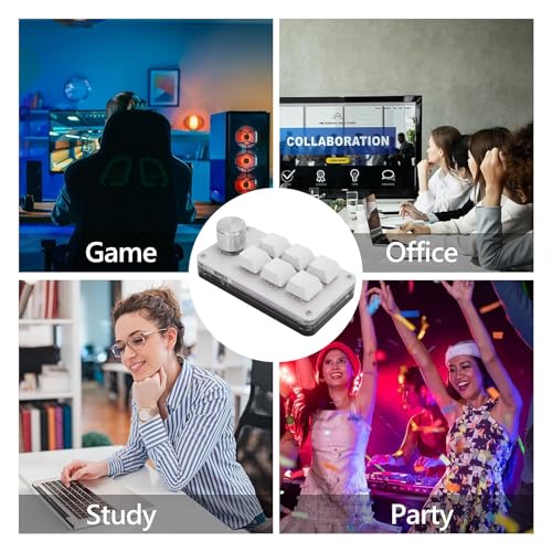 Teclado Gamer Fafeicyzeoguya3h1 USB C RGB miniatura 6