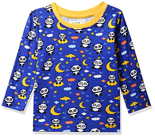 Image of MINITATU Baby-Boy's Animal Print Regular Fit T-Shirt
