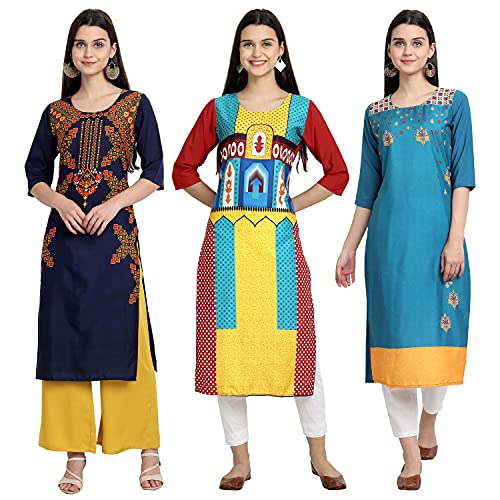 Image of Women's Crepe Straight Kurta