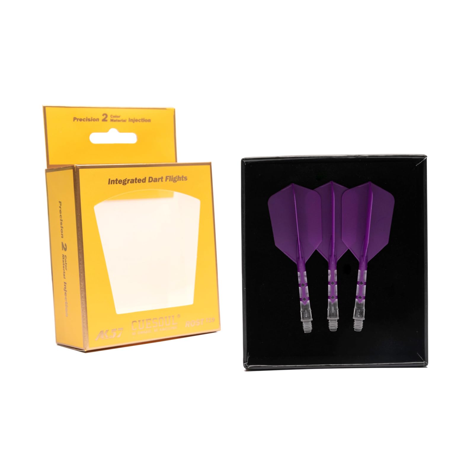 CUESOUL ROST T19 Integrated Dart Shaft and Flight Slim Shape,Set of 3