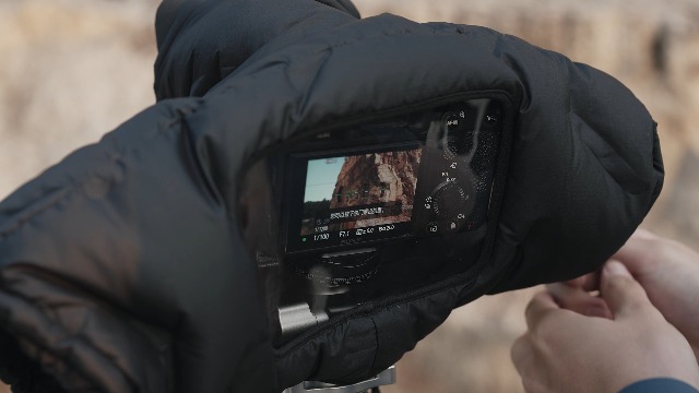 PGYTECH Camera Koubestendige Warme Hoes Winter Beschermhoes Verstelbare Sneeuw En Waterdichte Lenshoes