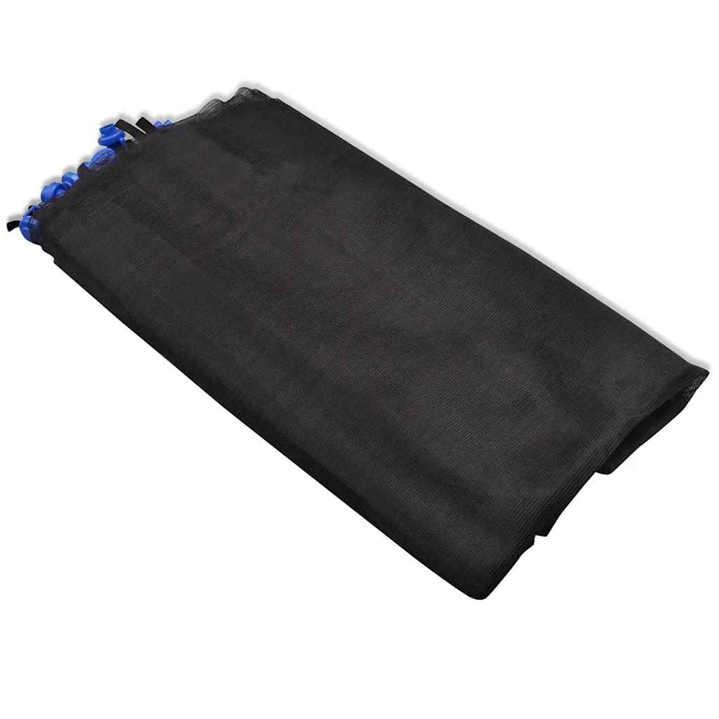 Rete di sicurezza per trampolino rotondo da 3,05 m con 6 aste, rete di ricambio per trampolino da giardino con cerniera, rete di protezione in PE resistente alle intemperie