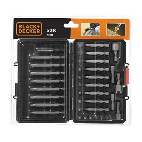BLACK+DECKER A7202 38-Piece Screwdriver Bit Set Cover