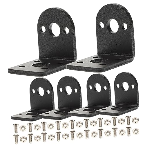 SEWACC Motor Bracket for 25mm Dc Gear Motor Replacement Mounting Holder High Strength Metal Easy Install with Precision Holes