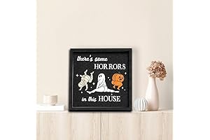 There's Some Horrors in This House: Halloween Sign Decoration