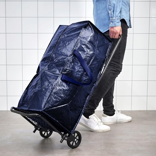 Withosent 92L Aufbewahrungstasche Groß Gewebt, 4er Wasserdicht Umzugstaschen mit Rucksackgurten und Griff, Alternative zur Umzugskartons, Faltbar Moving Bags für Bettdecken Kleideraufbewahrung