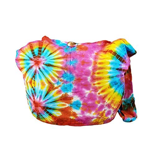 BenThai Products BTP! Tie Dye Sling Crossbody Shoulder Bag Purse Cotton Bohemian - Firework VY5