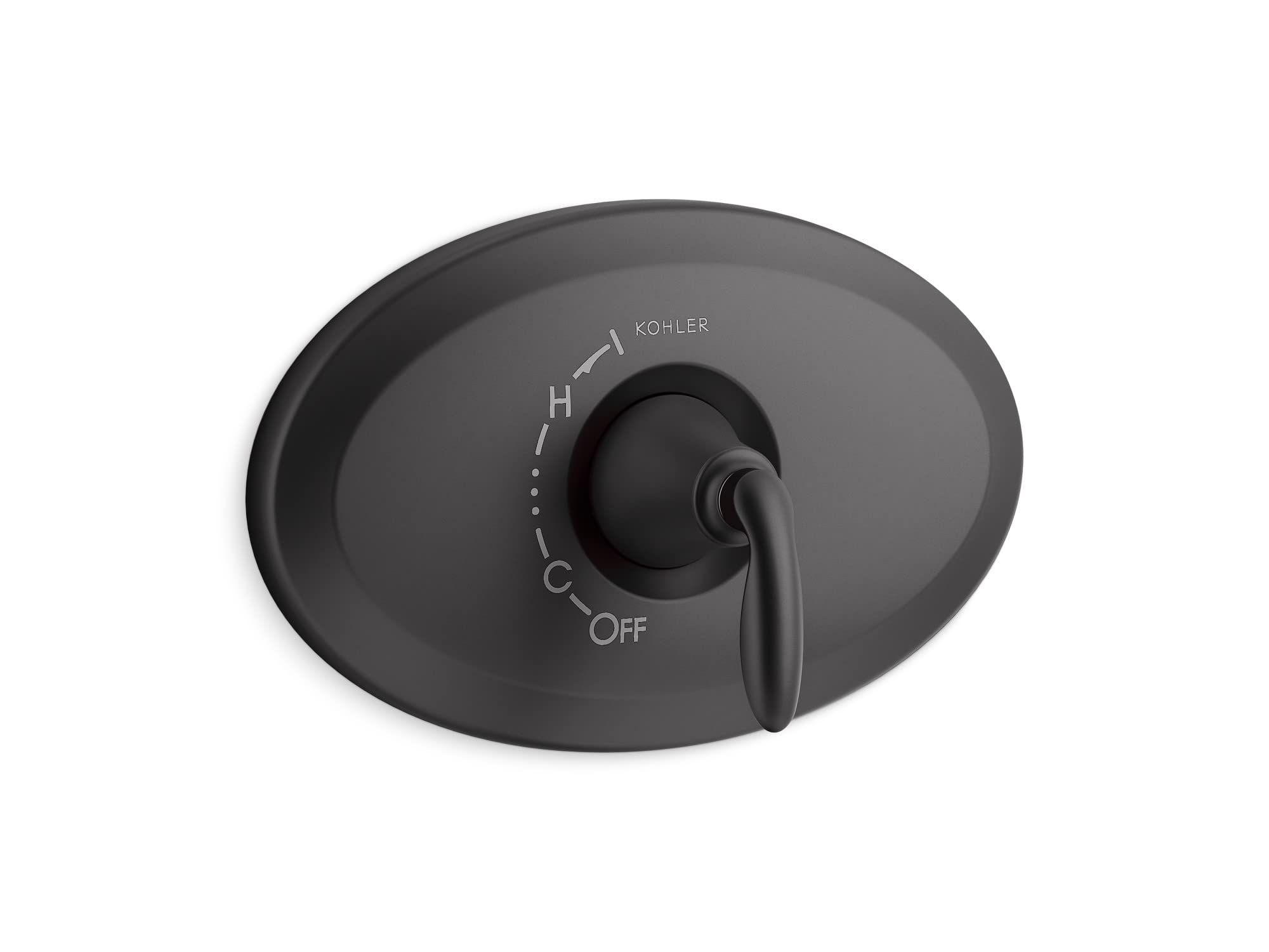 Garniture de valve Kohler Remodel anti-calcaire avec finition noir mat