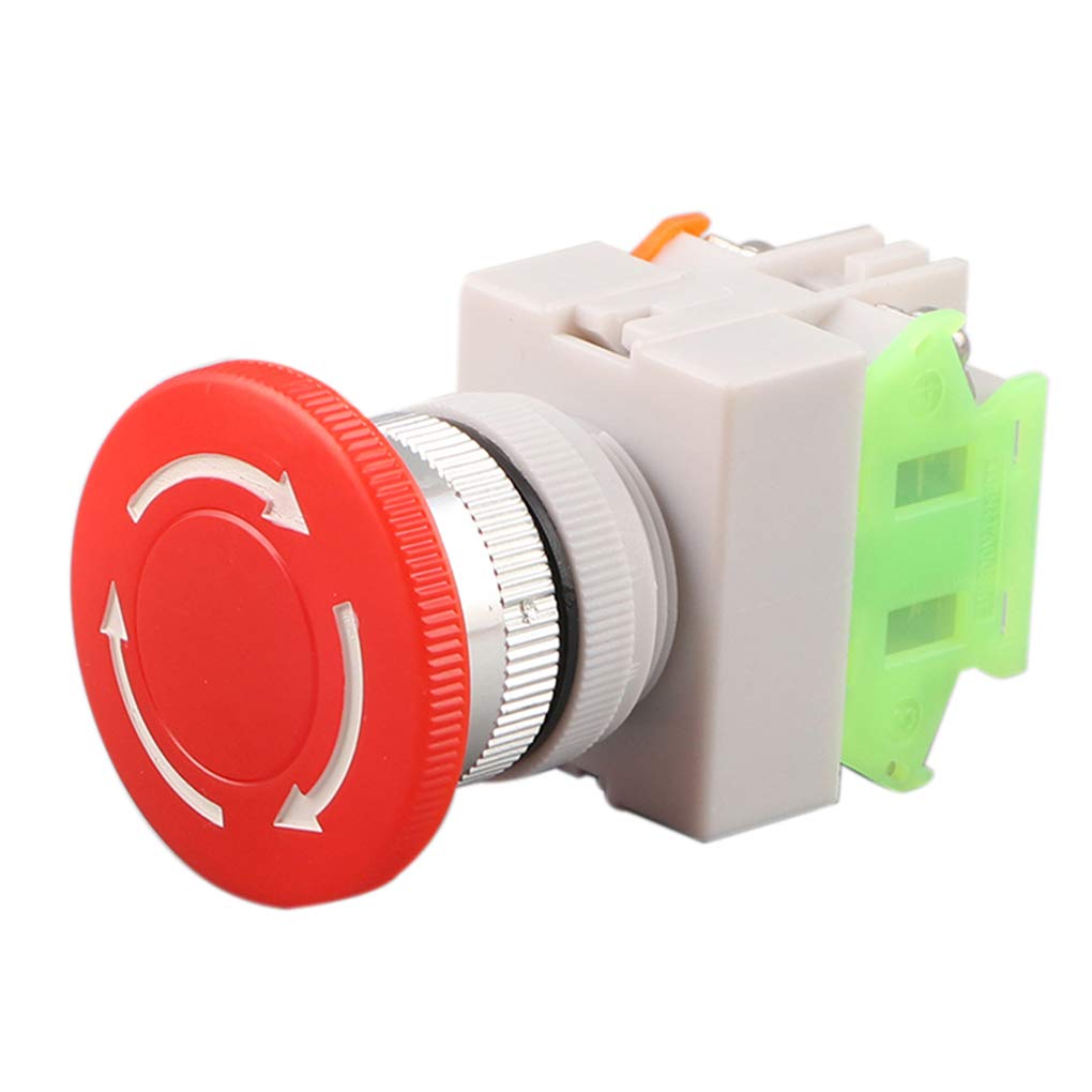 Buy Gankmachine Red Mushroom Cap Emergency Stop Push Button Switch AC