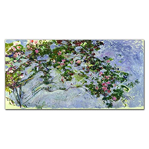 Tableau d'intérieur haut de gamme Coloray nature flowers Claude Coins 100x50cm
