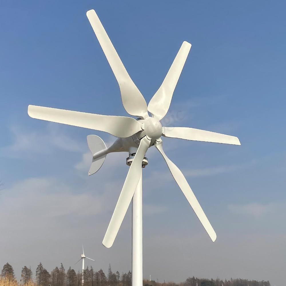 Aerogenerador Genérico De 800 W con Controlador Mppt, 24 V Cc, Pequeño Generador Eólico para Caravanas, Yates, Uso Doméstico Y Agrícola.