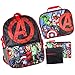 Marvel Avengers Superhero 5-Piece Backpack Lunch Tote Set
