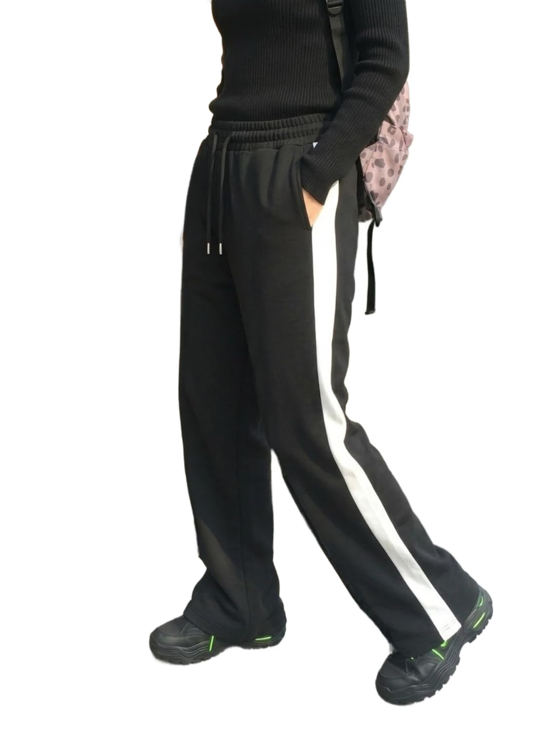 dockstreet Track Pant for Women || Baggy Fit || Track Pants || Full Elastic Jogger Track Pant ||-picture-49