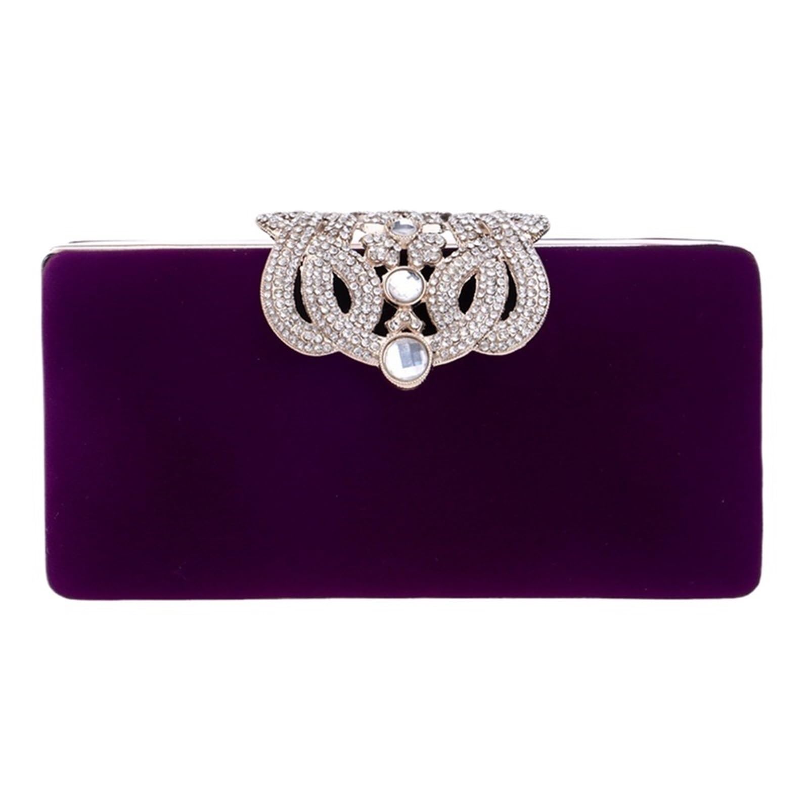 Borse da donna Pochette giorno in velluto Corona di diamanti lusso sera Borsa for matrimonio Per Cene Formali