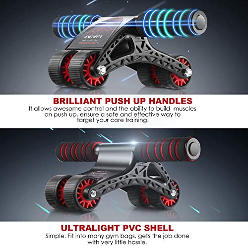 ANCHEER AB Roller for ABS Workout,Ab Roller Wheel Exercise Equipment for Core Workout,Ab Workout