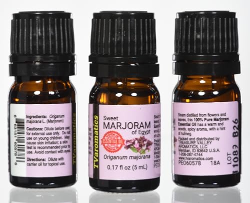 Aceite esencial puro de mejorana dulce 5 mL miniatura 2