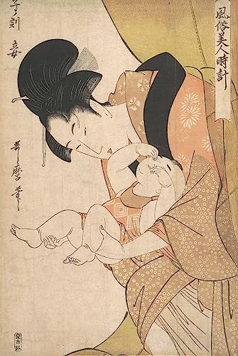 Poster sur toile d'Utamaro idée cadeau déco japonaise