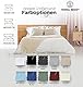 Terra Beds Premium Topper Spannbettlaken 180x200 cm - 200x200cm 160g/m2-100% Hochwertiges Oeko-TEX Baumwoll Jersey Spannbetttuch für boxspringbett Topper – Erhältlich in 10 Farben
