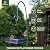 Kingsyard WPC Composite Platform Bird Feeder for Outside, Heavy Duty Hanging Tray for Mealworms & Seeds, 3.5 lbs Large Capacity, Weatherproof Recycled Plastic Material, Easy to Clean, Blue