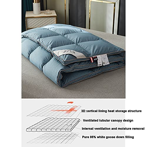 Merino Wool Trapunta Piumone 8 Tog Naturale Super King Doppio - Foto 7