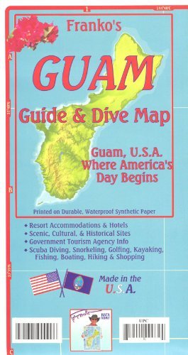 Guam (Micronesia) 1:94,000 Guide & Dive Map, waterproof FRANKO by Franko (2012-08-01)